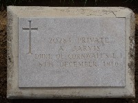 Struma Military Cemetery - Jarvis, A